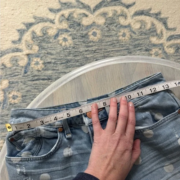Marc Jacobs Light Blue Polka Dot Slim Jeans - Picture 8 of 8